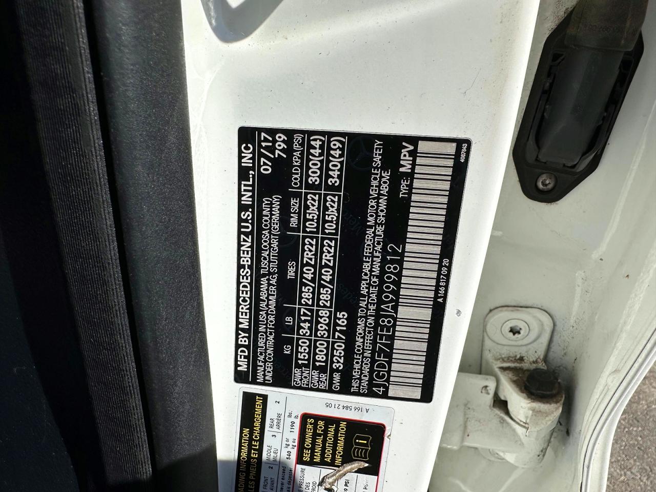 2018 MERCEDES-BENZ GLS AMG GL S 63