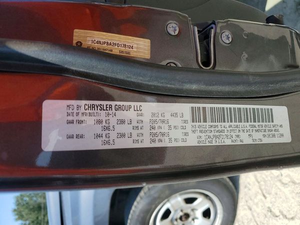 2015 JEEP PATRIOT SPORT FWD
