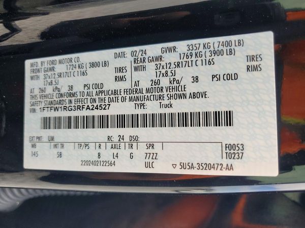 2024 FORD F150