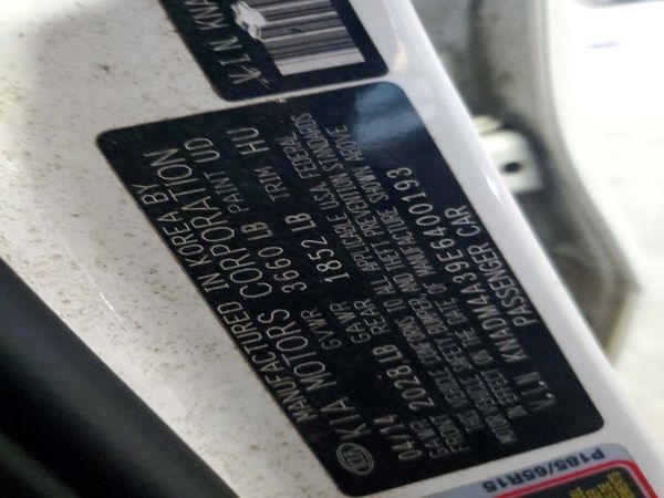 2014 KIA RIO 1.6 AT LX STD/Power