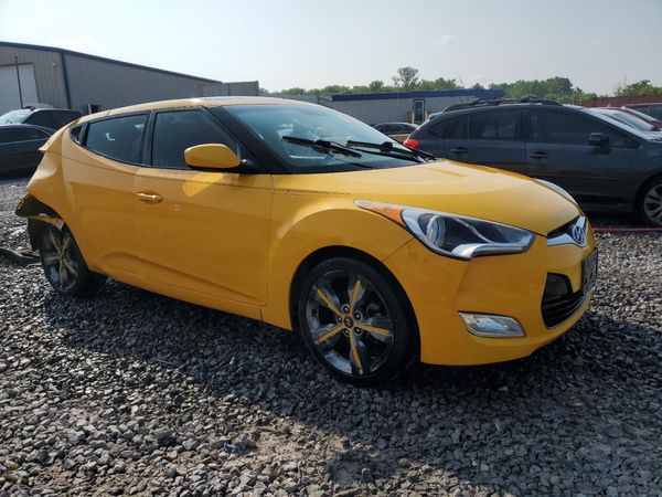 2016 HYUNDAI VELOSTER — Passenger 3/4