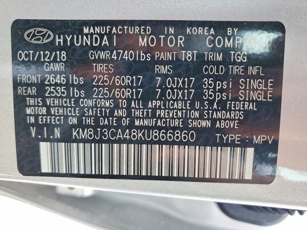 2019 HYUNDAI TUCSON