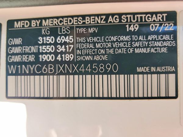 2022 MERCEDES-BENZ G G550