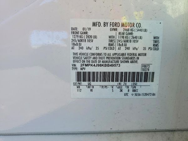 2019 FORD EDGE SEL