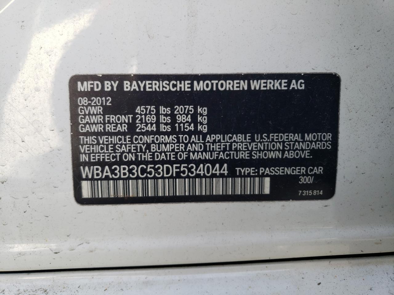 2013 BMW 328 xDrive