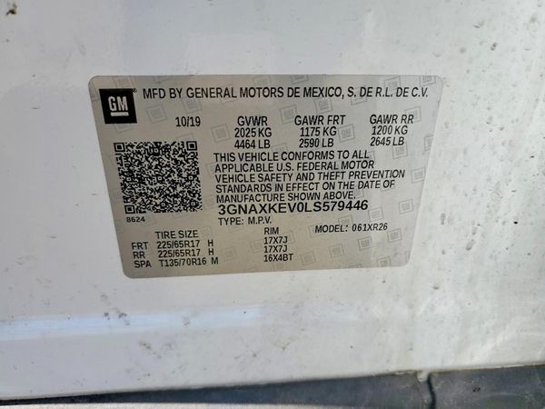 2020 CHEVROLET EQUINOX LT (1LT)