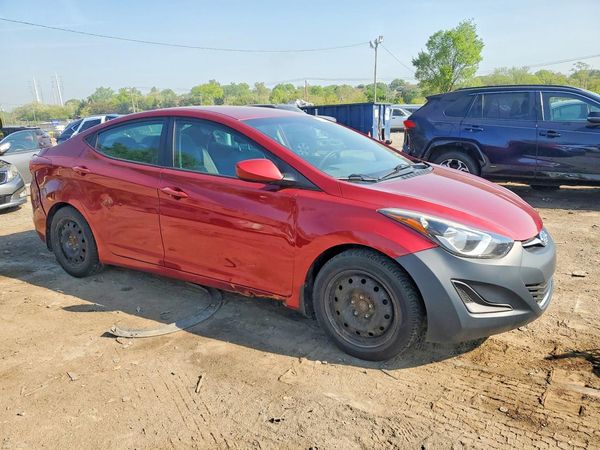 2014 HYUNDAI ELANTRA GLS(Middle) — Passenger 3/4