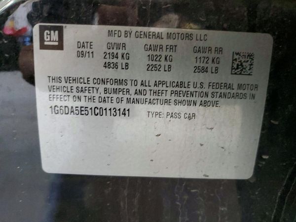 2012 CADILLAC CTS Base