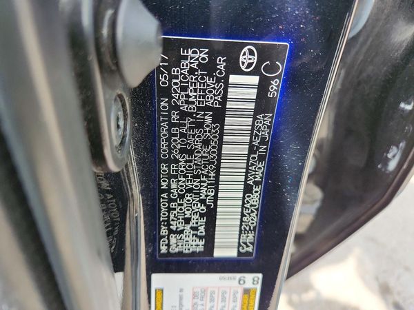 2018 TOYOTA CAMRY LE/SE/XLE/XSE