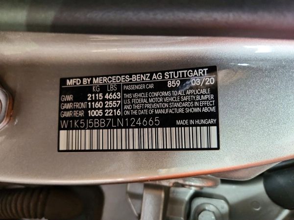 2020 MERCEDES-BENZ CLA AMG CLA35 4M