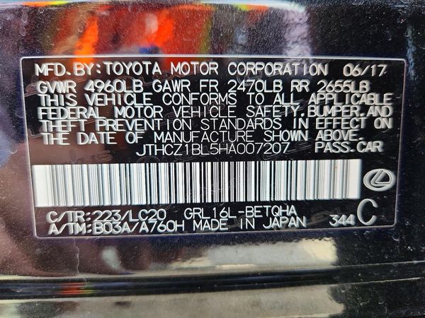 2017 LEXUS GS 350