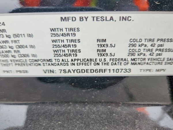 2024 TESLA MODEL Y