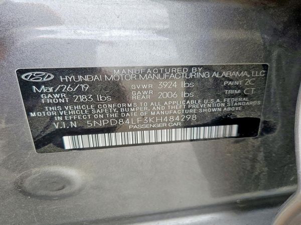 2019 HYUNDAI ELANTRA