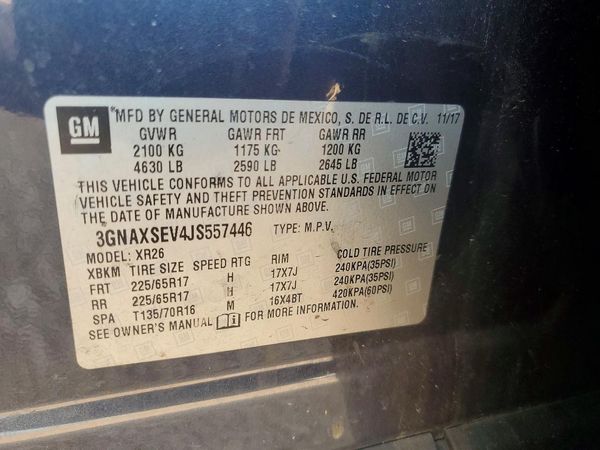 2018 CHEVROLET EQUINOX LT (1LT)