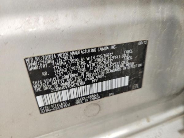 2012 TOYOTA RAV4 High