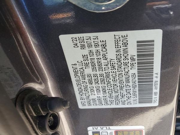 2022 HONDA CR-V