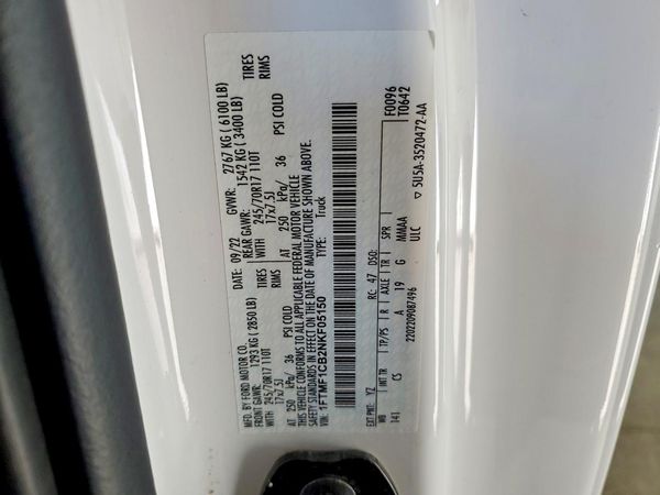 2022 FORD F150