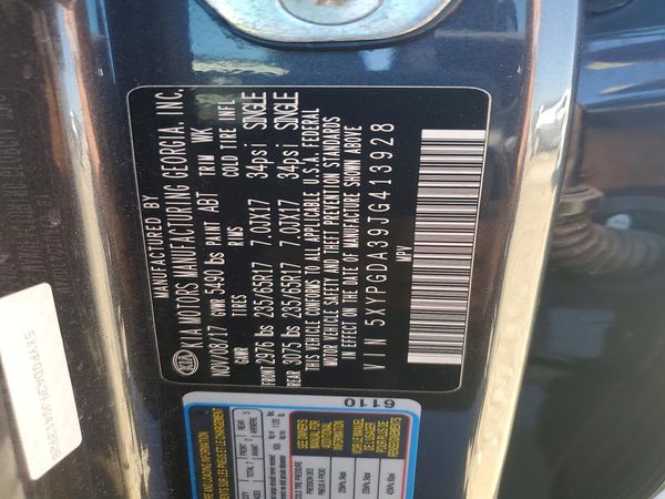 2018 KIA SORENTO L, LX