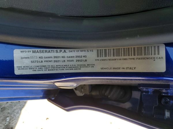 2015 MASERATI GHIBLI