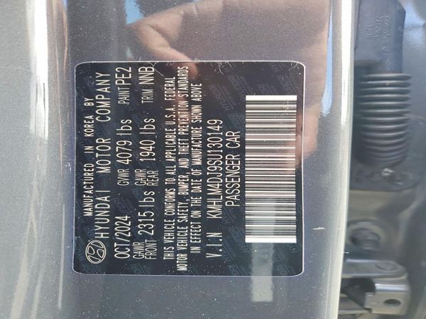 2025 HYUNDAI ELANTRA HYBRID Blue, SEL Sport