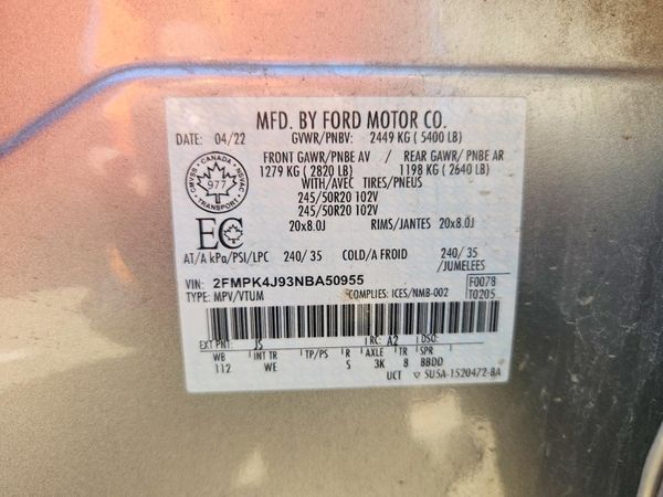 2022 FORD EDGE