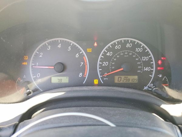 2012 TOYOTA COROLLA