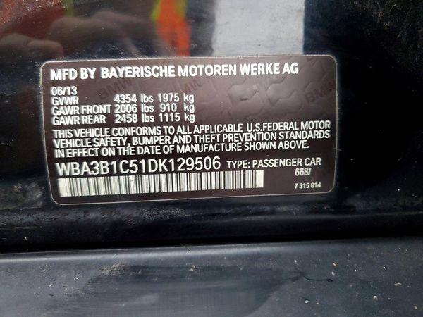 2013 BMW 320 SA