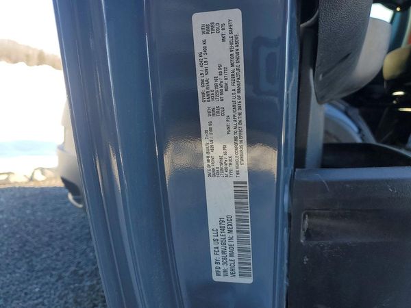 2020 RAM PROMASTER 1500 VF