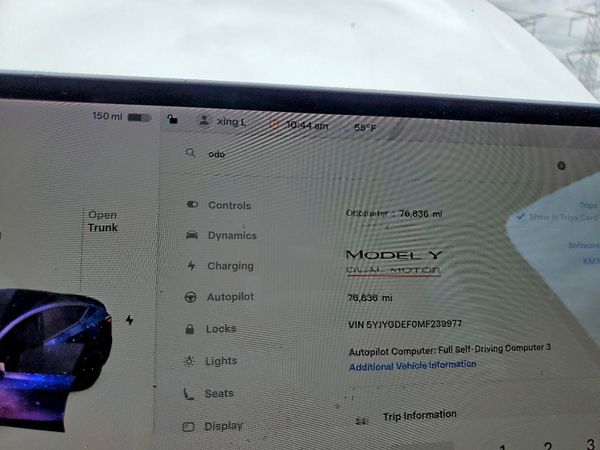 2021 TESLA MODEL Y