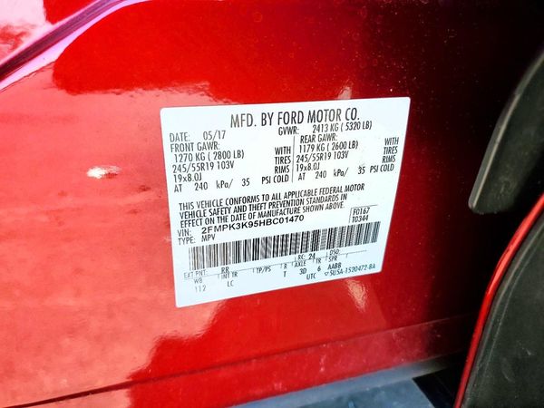 2017 FORD EDGE Titanium