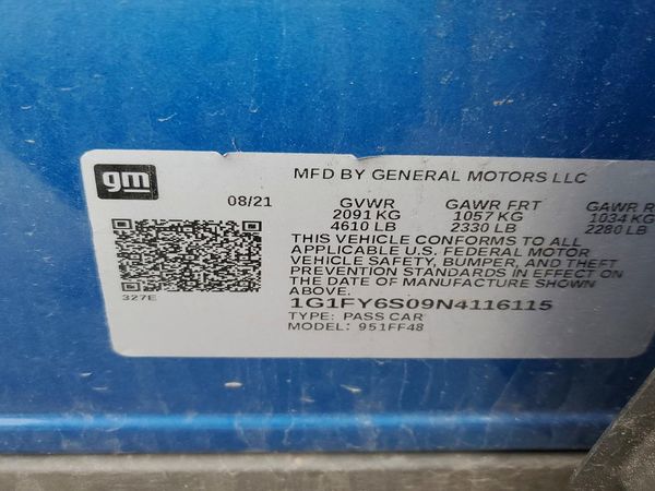 2022 CHEVROLET BOLT EUV LT