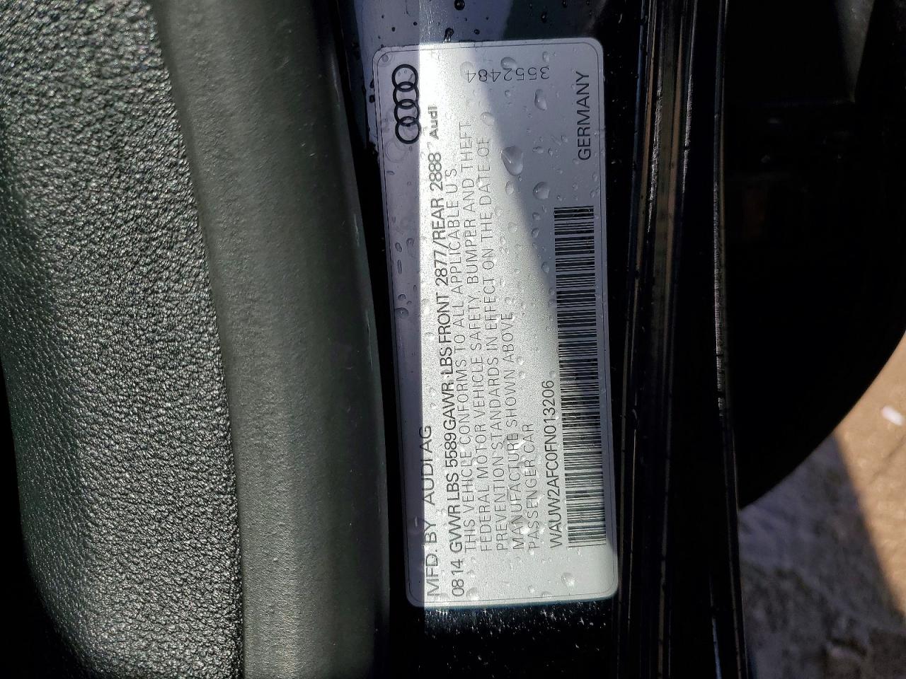 2015 AUDI S7