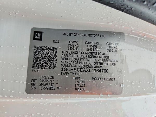 2020 CHEVROLET COLORADO LT