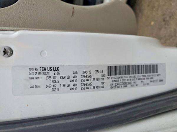 2016 DODGE GRAND CARAVAN SXT