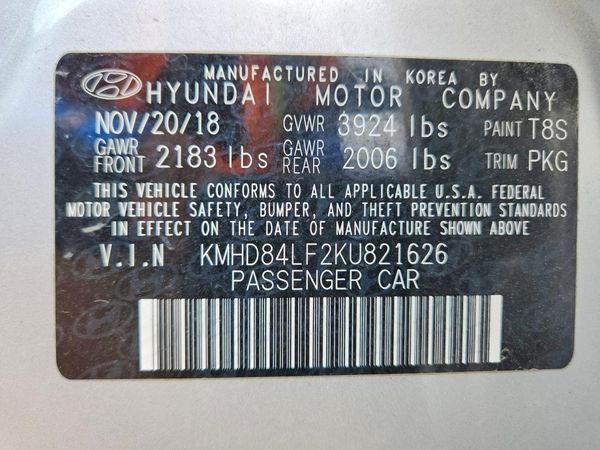 2019 HYUNDAI ELANTRA
