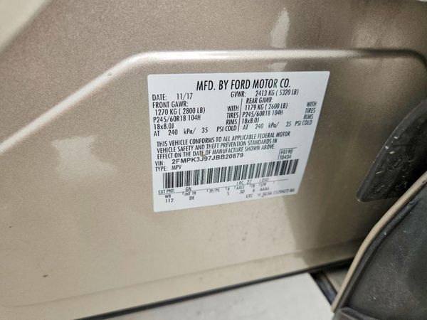 2018 FORD EDGE SEL
