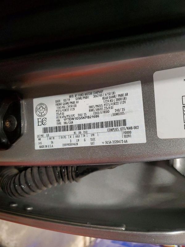 2019 FORD F150