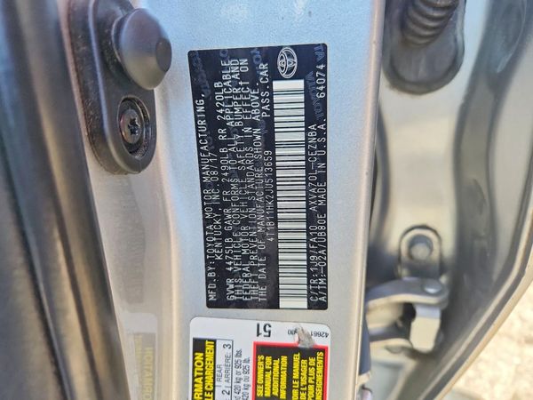 2018 TOYOTA CAMRY