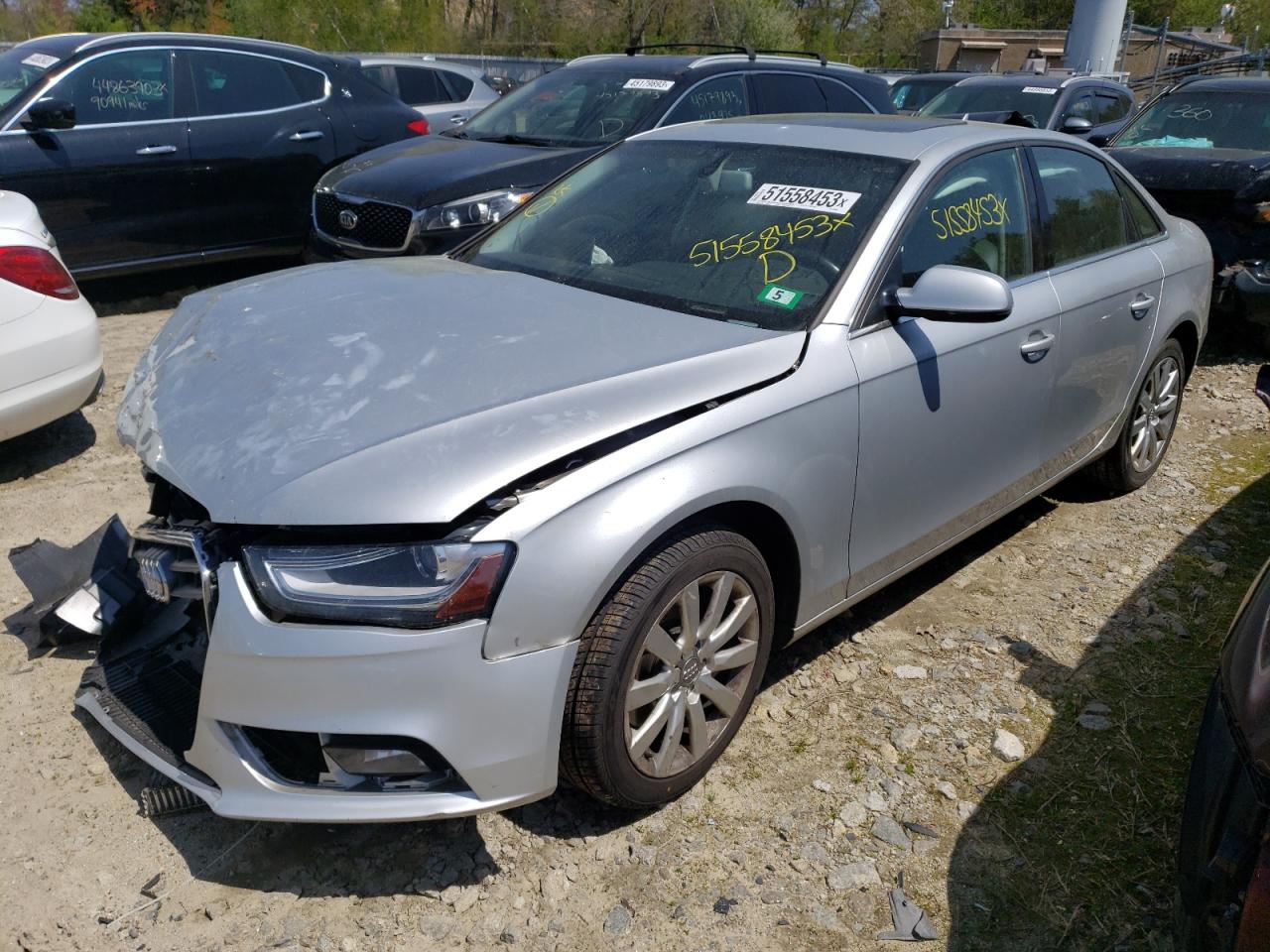 2013 AUDI A4 quattro Premium — Front 3/4