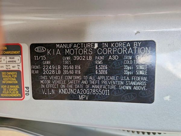 2016 KIA SOUL Plus