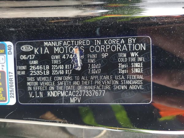 2018 KIA SPORTAGE QL
