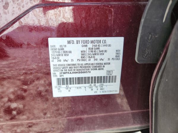 2019 FORD EDGE