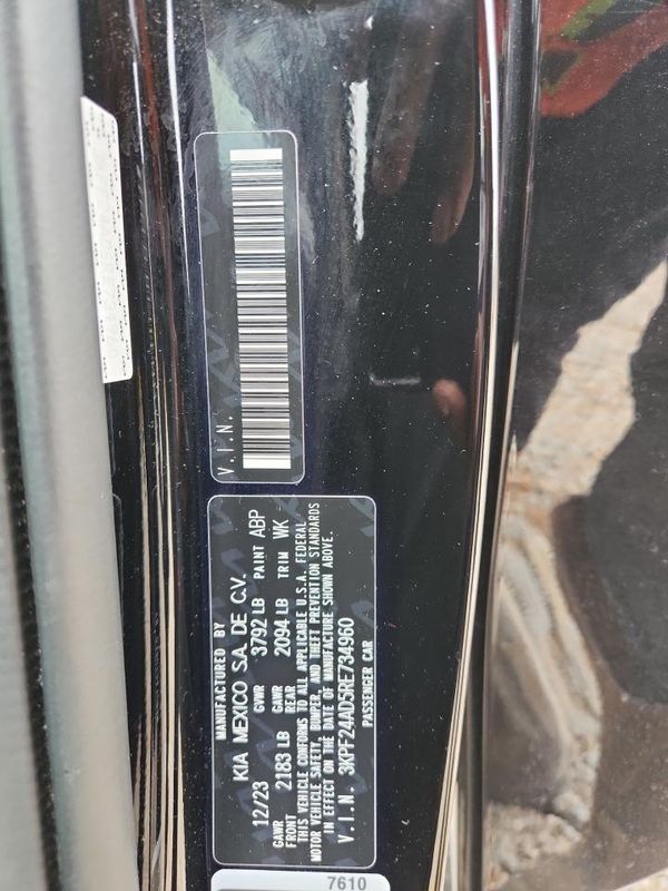 2024 KIA FORTE LX, LXS