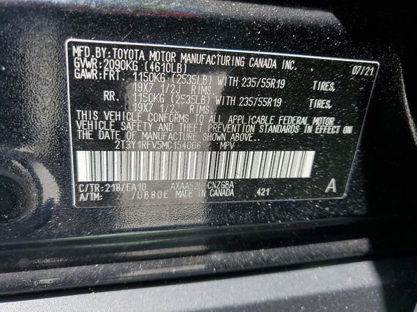 2021 TOYOTA RAV4 Limited