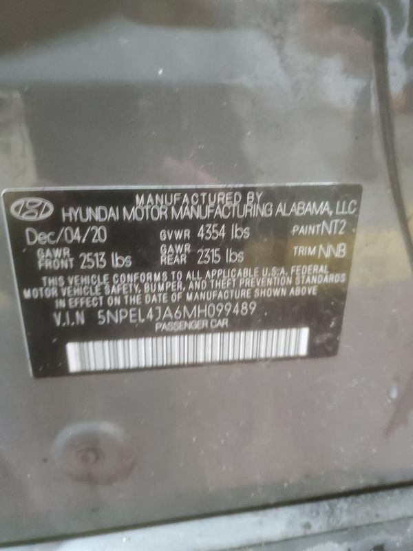 2021 HYUNDAI SONATA