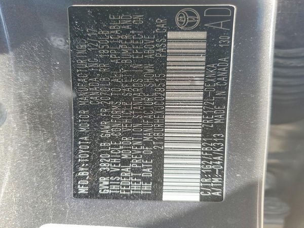 2018 TOYOTA COROLLA L/LE/SE/XLE/XSE