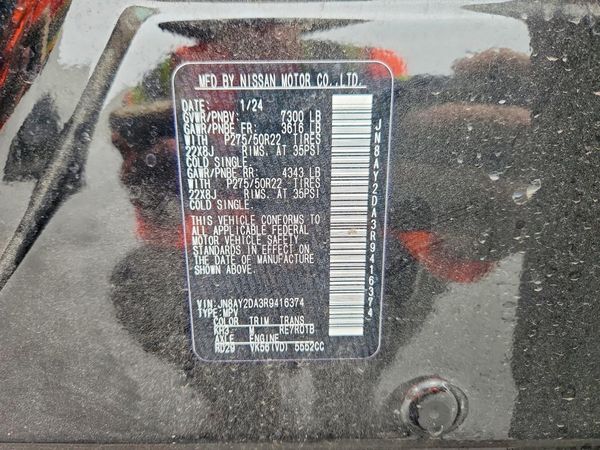 2024 NISSAN ARMADA PLATINUM-CP