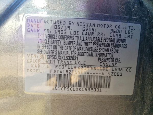 2019 NISSAN KICKS