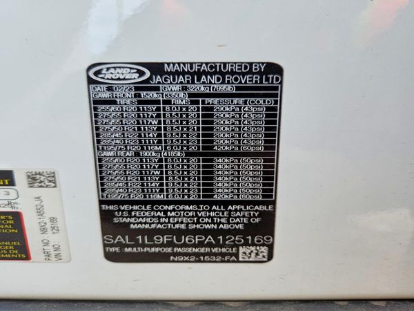 2023 LAND ROVER RANGE ROVER SPORT P400 Dynamic SE