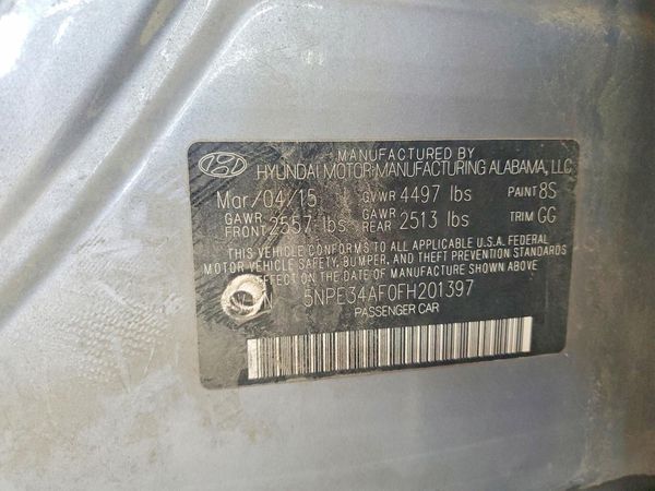 2017 HYUNDAI SONATA
